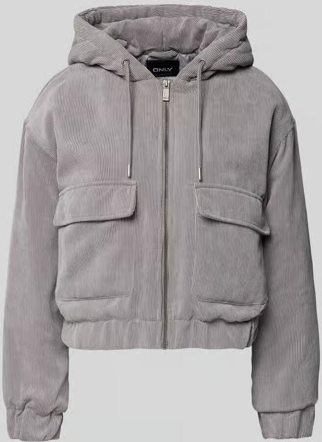 Only Regular fit bomberjack met capuchon model 'SUVA'