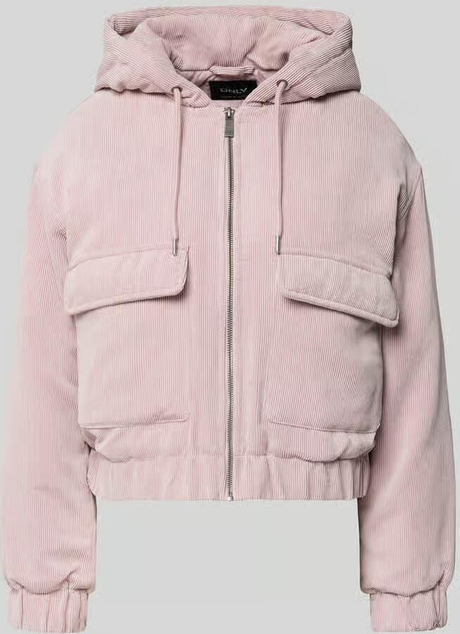Only Regular fit bomberjack met capuchon model 'SUVA'
