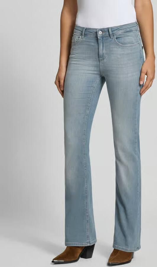 Only Regular fit bootcut-jeans van katoenmix model 'BLUSH' - Foto 3