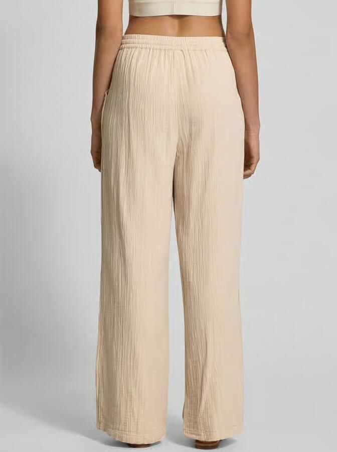 Only Regular fit stoffen broek in kreuklook model 'THYRA'