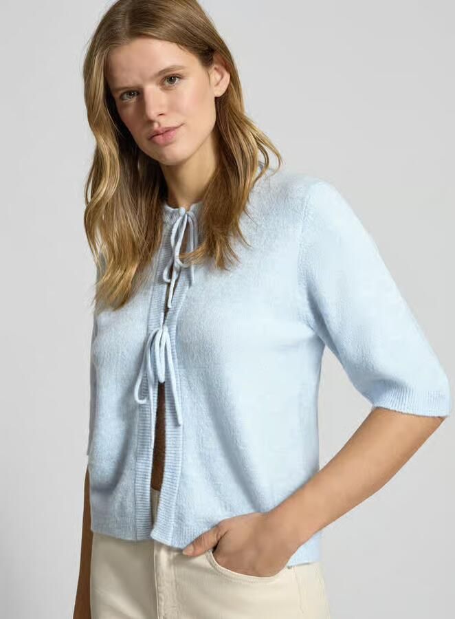 Only Regular fit cardigan met vetersluitingen model 'SIMONI' - Foto 2