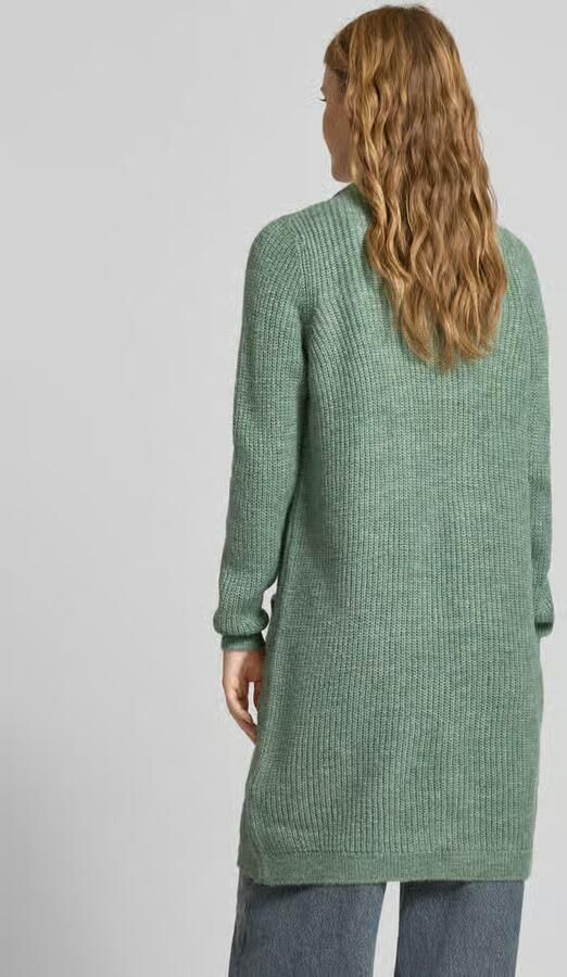Only Lange cardigan met opengewerkte voorkant model 'Jade' - Foto 4