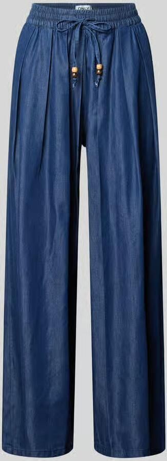 Only regular fit culotte van mix van katoen en lyocell model 'BEA BEAD' - Foto 2