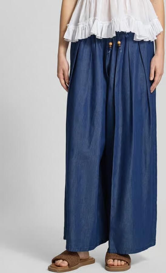 Only regular fit culotte van mix van katoen en lyocell model 'BEA BEAD' - Foto 2