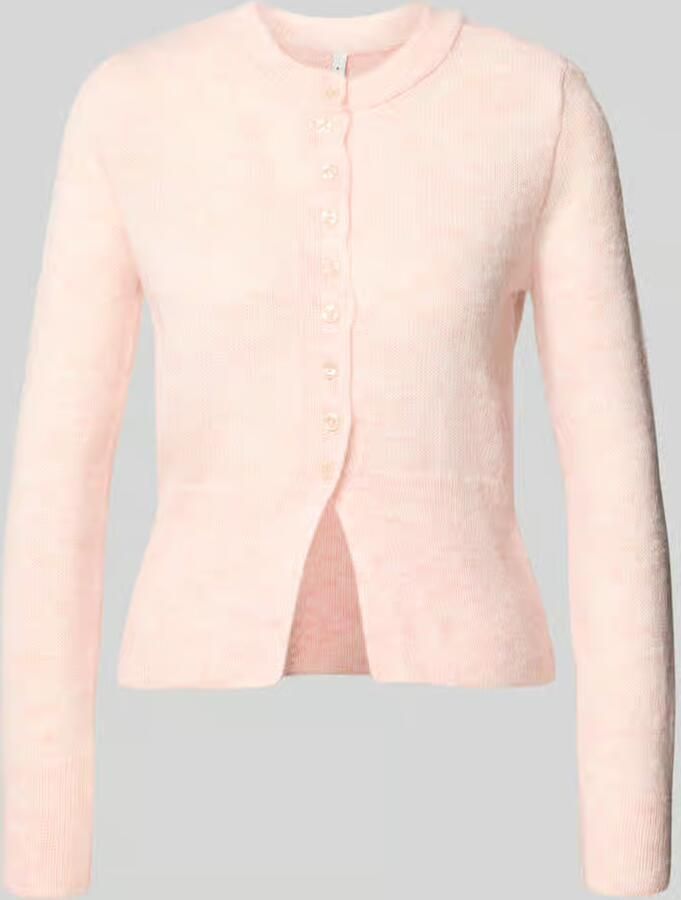 Only Regular fit gebreid jack met enkele knoopsluiting model 'ELLA'
