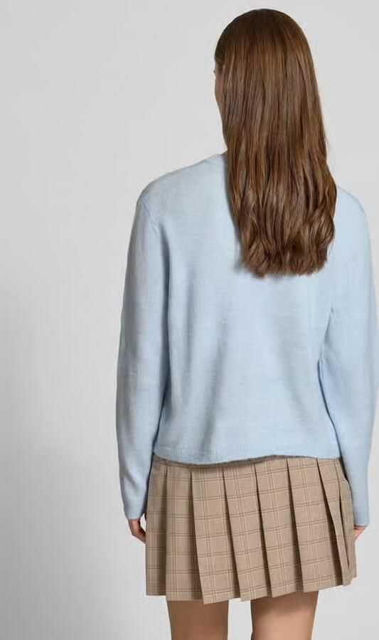Only Regular fit gebreid jack met enkelrijige knoopsluiting Model 'SIMONI' - Foto 3
