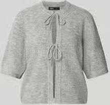 Only Regular fit gebreid jack met vetersluiting model 'SIMONI' - Foto 9