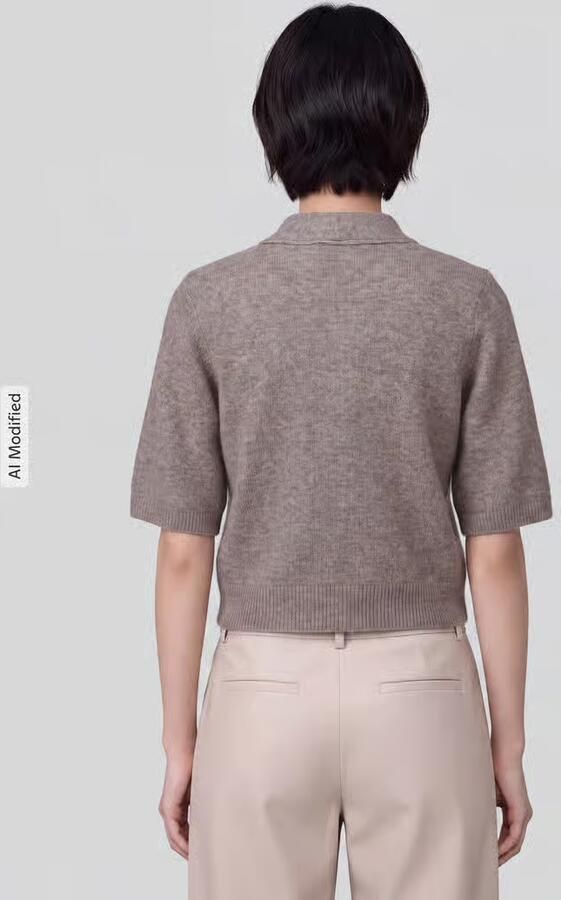 Only Regular fit gebreid jack met wol model 'LANA' - Foto 2