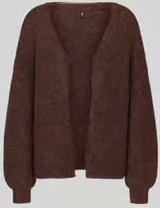 Only Regular fit gebreid jack met wol model 'NELLIE' - Foto 4