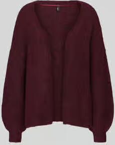 Only Regular fit gebreid jack met wol model 'NELLIE'