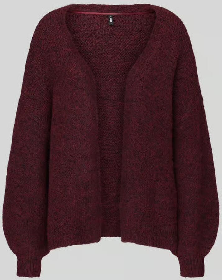 Only Regular fit gebreid jack met wol model 'NELLIE' - Foto 2