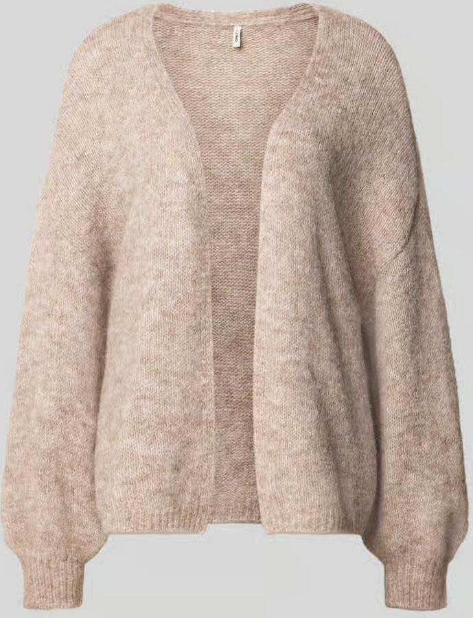 Only Regular fit gebreid jack met wol model 'NELLIE' - Foto 3
