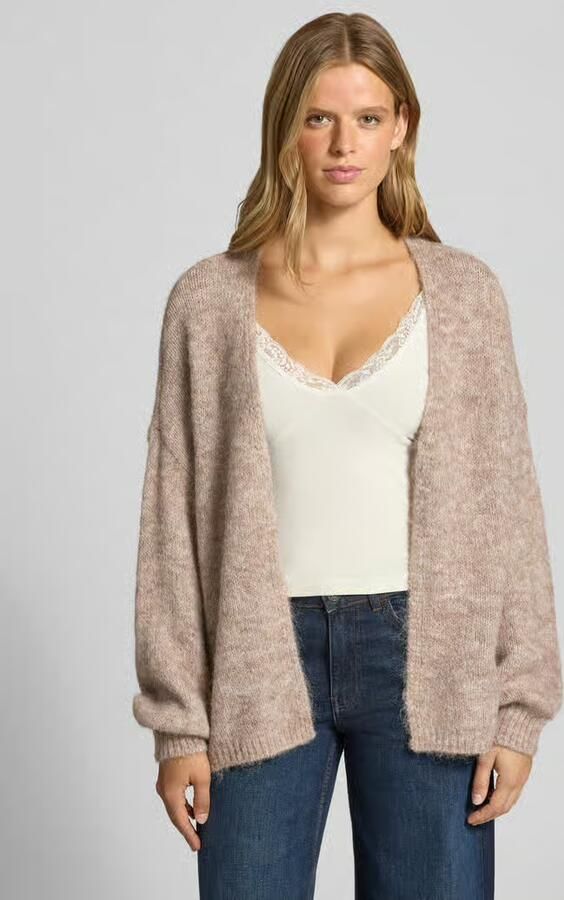 Only Regular fit gebreid jack met wol model 'NELLIE' - Foto 5