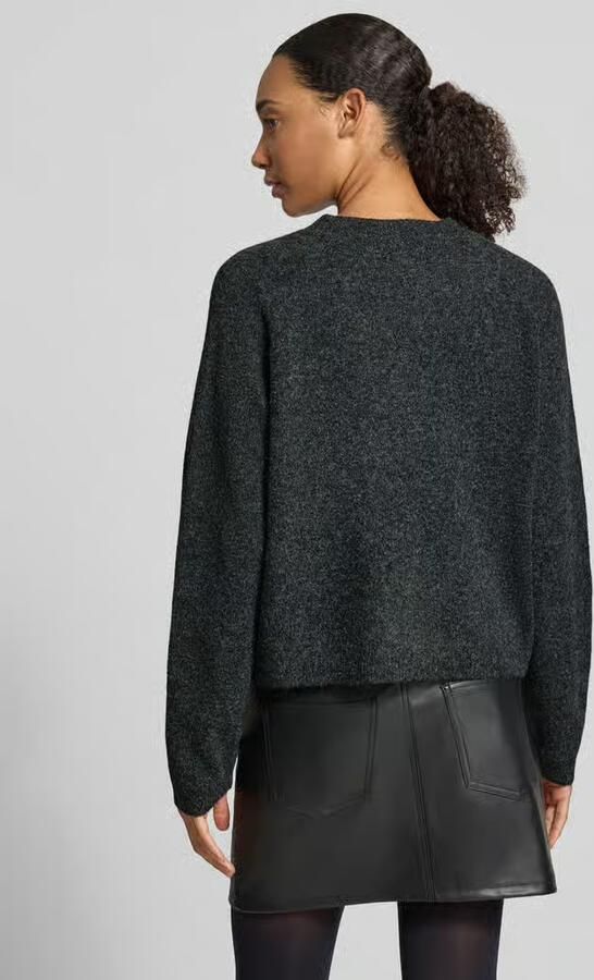 Only Regular fit gebreid jack met wol model 'PIEMONTE' - Foto 2