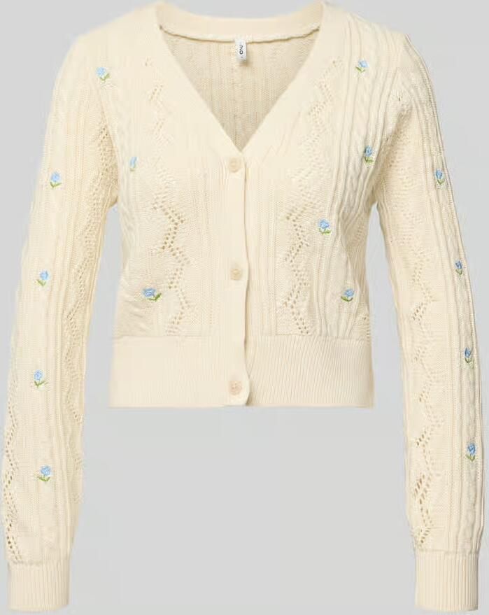 Only Regular fit gebreid jack van katoenmix model 'BIRTIE' - Foto 2