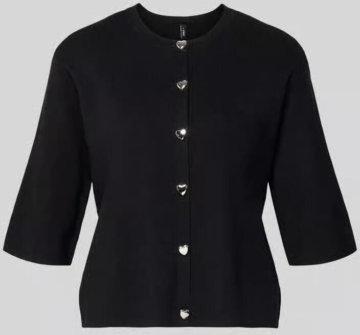 Only Regular fit gebreid jack van Viscosemix Model 'MAISIE'
