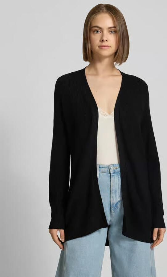 Only Regular fit gebreid jack van viscosemix model 'MARY' - Foto 3