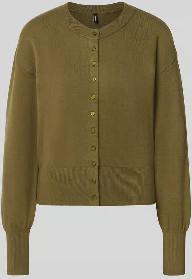 Only Regular fit gebreid jack van viscosemix model 'MIO'