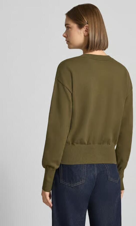 Only Regular fit gebreid jack van viscosemix model 'MIO' - Foto 3