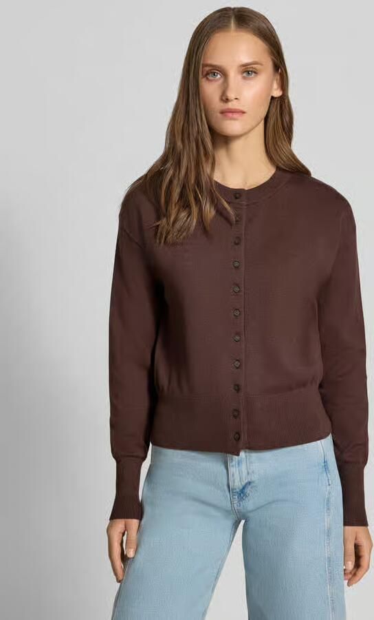 Only Regular fit gebreid jack van viscosemix model 'MIO' - Foto 2