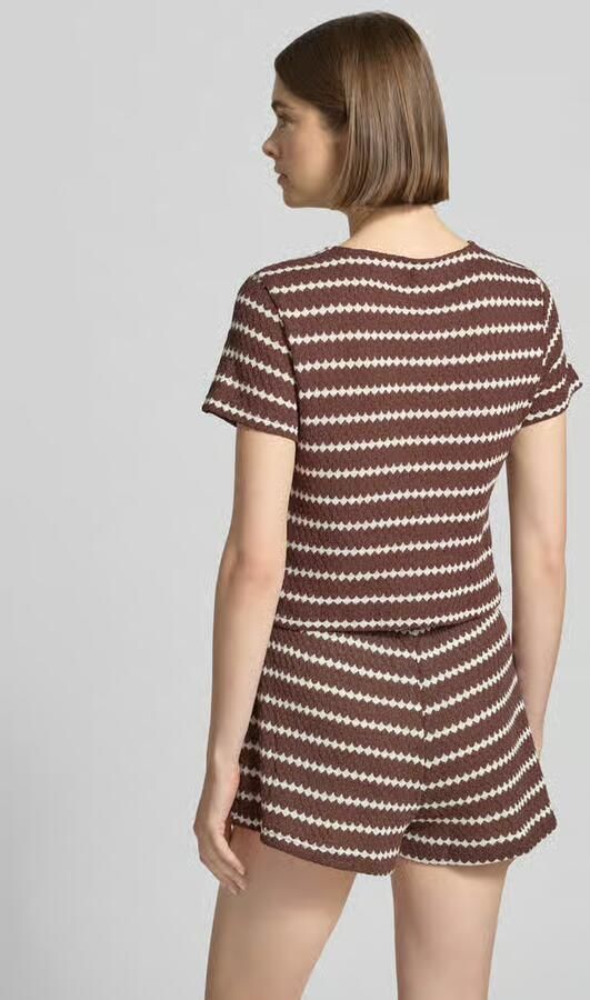 Only regular fit gebreid shirt met katoen model 'EVA' - Foto 3