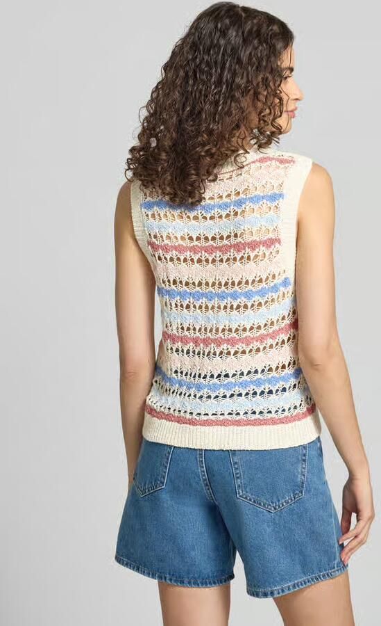 Only regular fit gebreid top met grove gebreide motieven model 'GEENA' - Foto 2