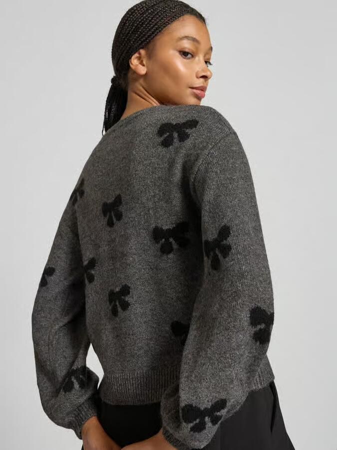 Only Regular fit gebreide pullover met all-over motief model 'BORA' - Foto 2