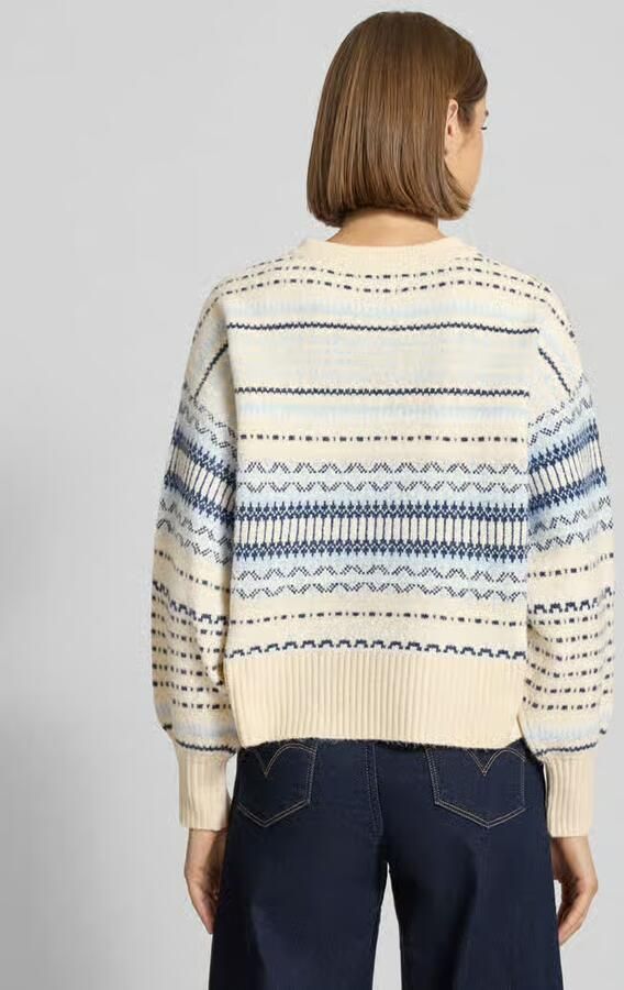 Only Regular fit gebreide pullover met extra brede schouders model 'ARIANNE'