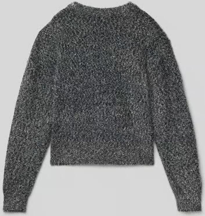 Only Regular fit gebreide pullover met glitterlook model 'PIUMO GLITTER' - Foto 4
