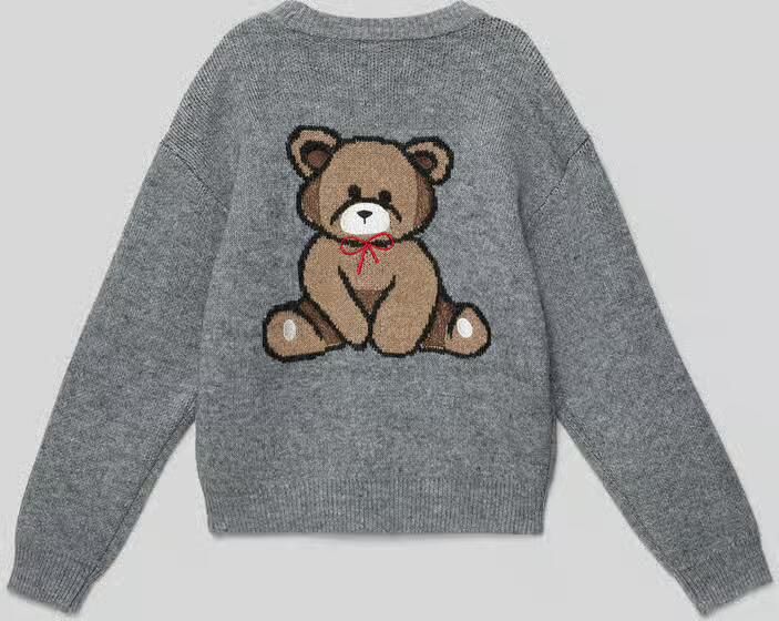 Only Regular fit gebreide pullover met motiefstitching model 'TEDDY' - Foto 4