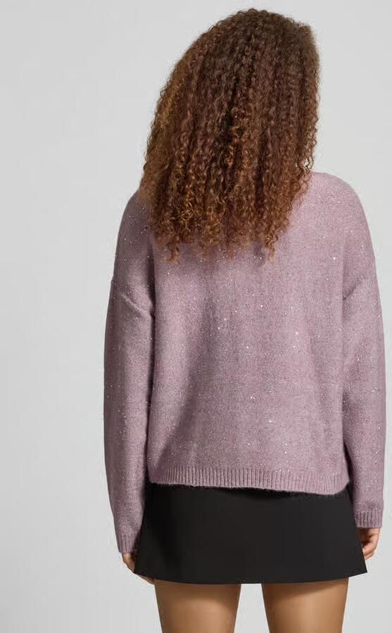 Only Regular fit gebreide pullover met pailletten model 'ARIZONA' - Foto 6