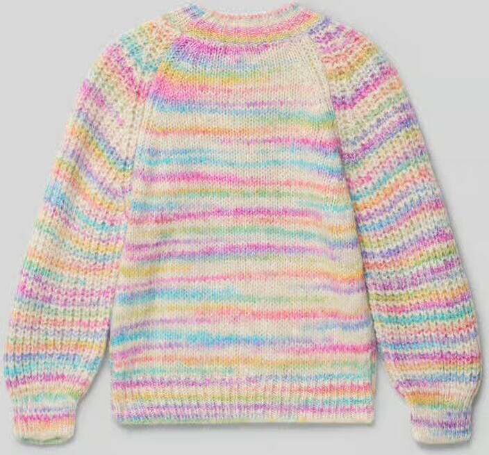 Only Regular fit gebreide pullover met gemêleerde strepen model 'CARMA-LIA'
