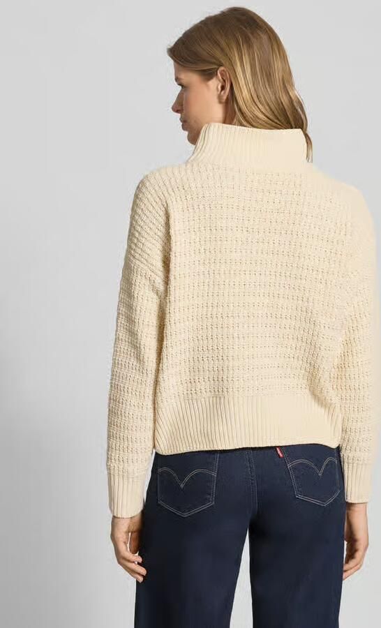 Only Regular fit gebreide pullover met ronde hals en kraag model 'GLOBE'