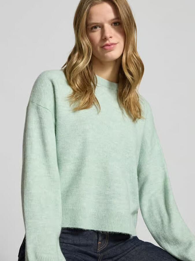 Only Regular fit gebreide pullover met ronde hals model 'SIMONI' - Foto 2