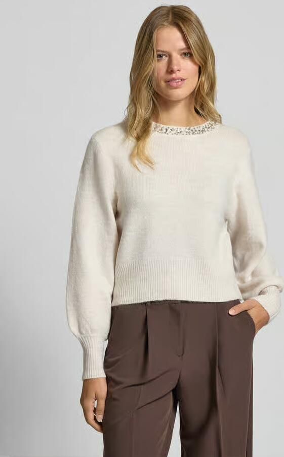 Only Polyester Gebreide Kleding Herfst Winter Collectie Pullover White Dames - Foto 8