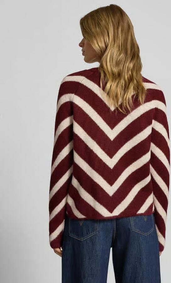 Only Regular fit gebreide pullover met streepmotief model 'ELIZA' - Foto 9