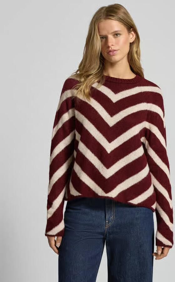 Only Regular fit gebreide pullover met streepmotief model 'ELIZA' - Foto 10