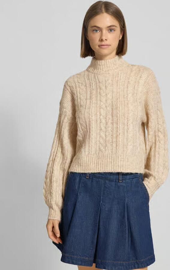 Only Regular fit gebreide pullover met wol model 'LIDA' - Foto 2