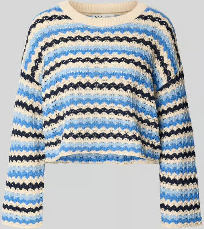 Only Regular fit gebreide pullover van katoenmix model 'ASA'