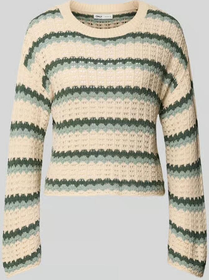 Only Regular fit gebreide pullover van katoenmix model 'ASA'