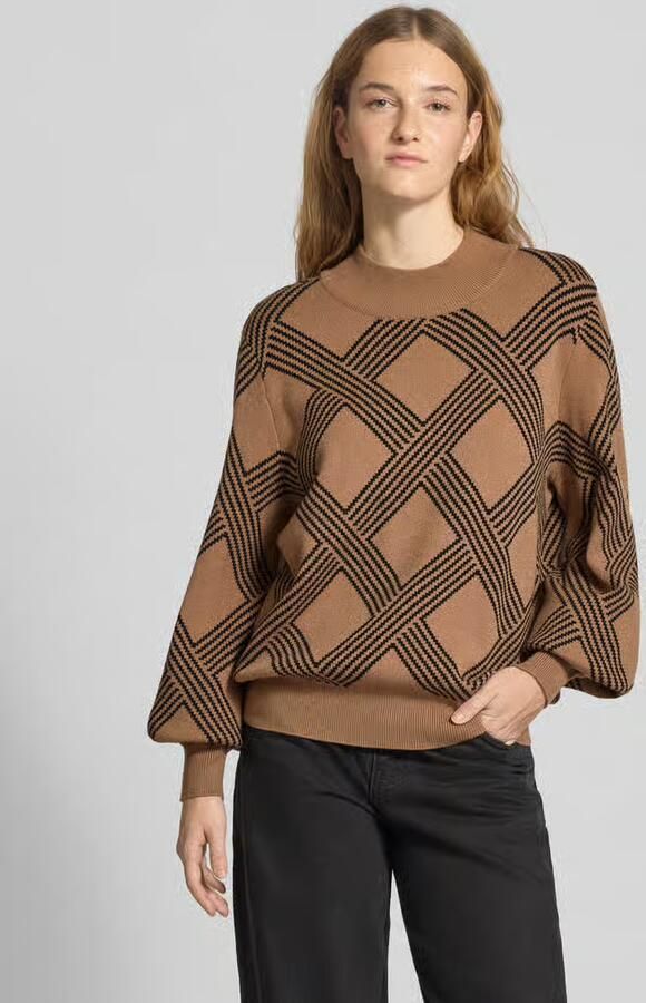 Only Regular fit gebreide pullover van viscosemix model 'ANNY' - Foto 3