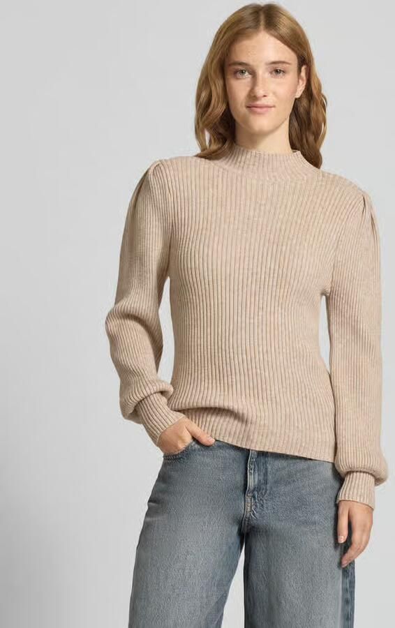 Only Regular fit gebreide pullover van viscosemix model 'KATIA' - Foto 6