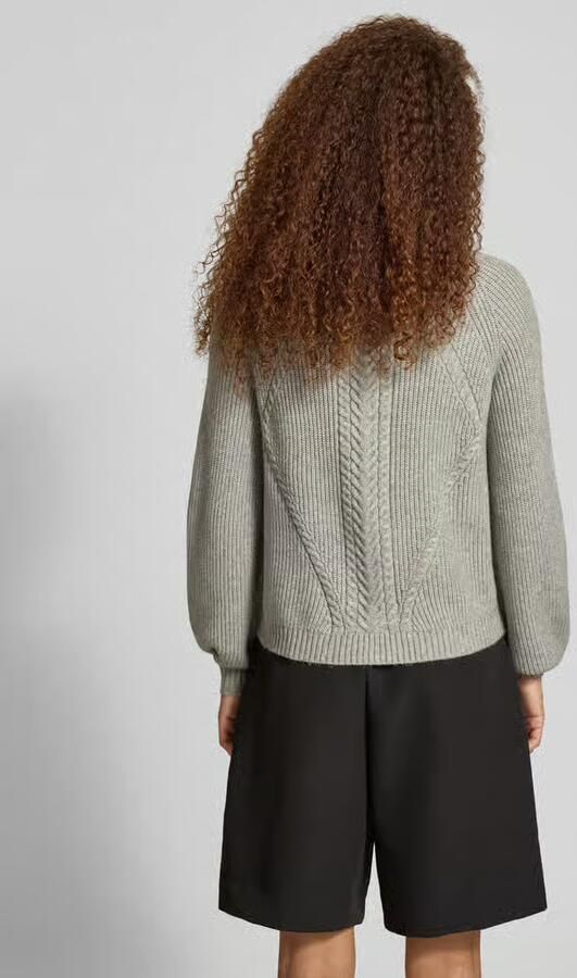 Only Regular fit gebreide pullover van zachte viscosemix model 'KATIA' - Foto 7