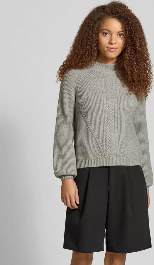 Only Regular fit gebreide pullover van zachte viscosemix model 'KATIA' - Foto 8