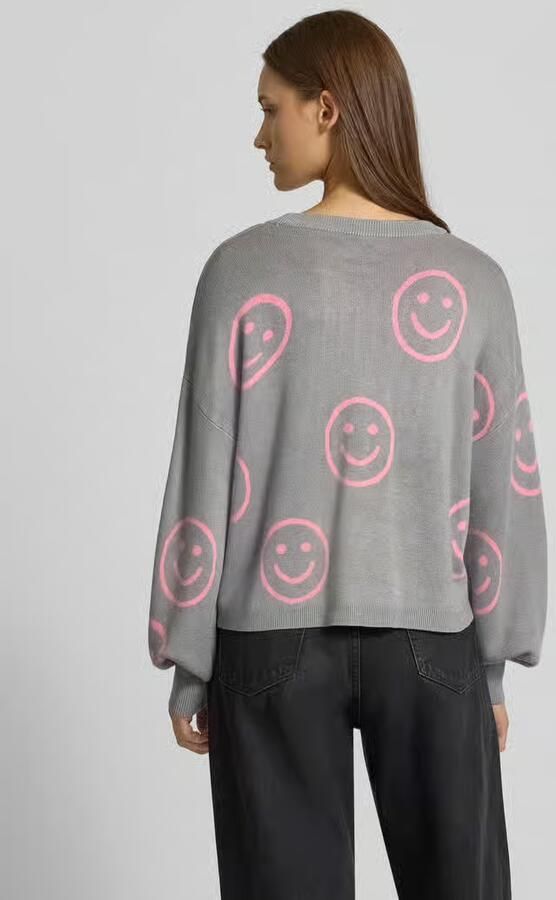 Only Regular fit gebreide pullover van viscosemix model 'MONTANA'
