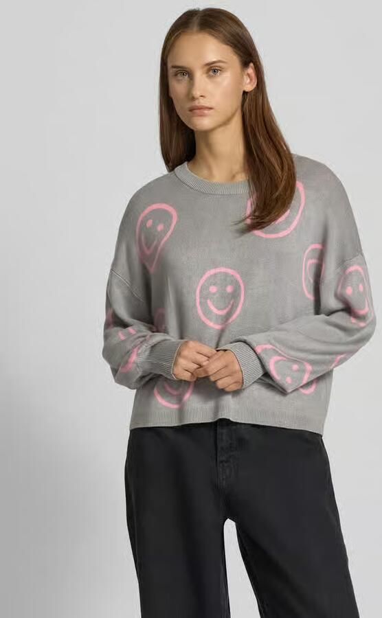 Only Regular fit gebreide pullover van viscosemix model 'MONTANA' - Foto 2