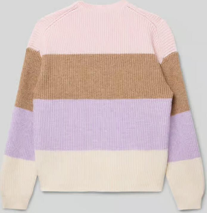 Only Regular fit gebreide pullover met extra brede schouders model 'SANDY' - Foto 5