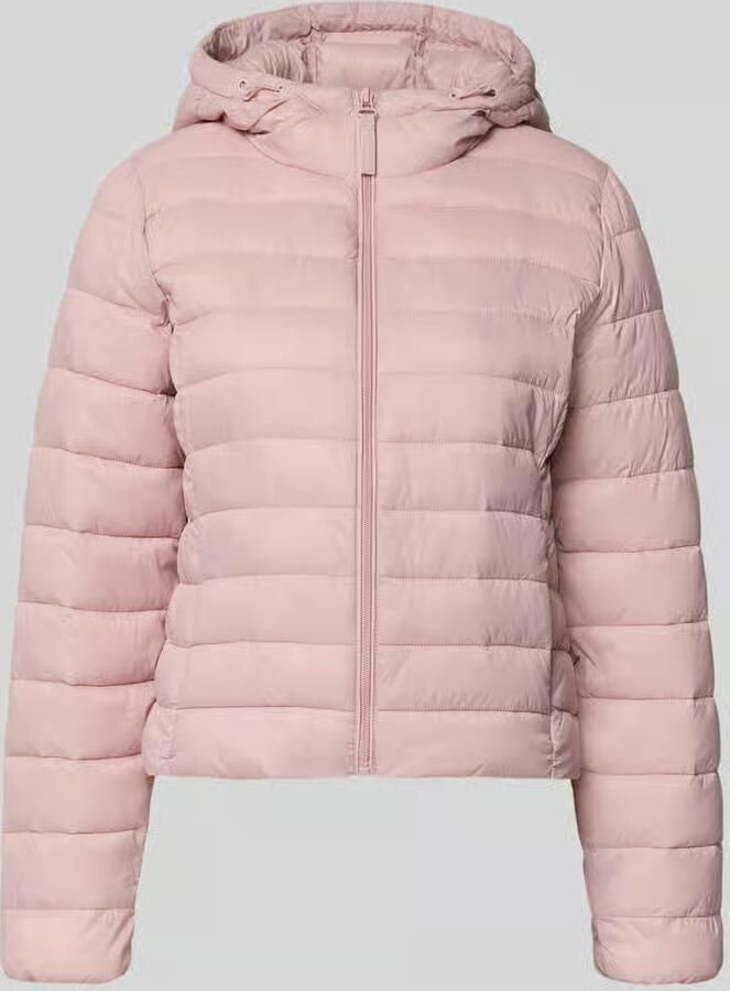 Only Regular fit gewatteerd jack met capuchon model 'TAHIA'