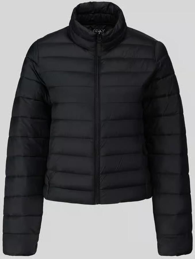 Only Regular fit gewatteerd jack met opstaande kraag model 'TAHIA'