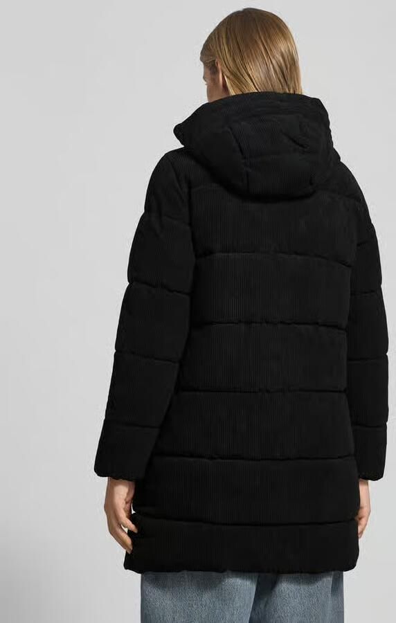 Only Regular fit gewatteerde lange jas van corduroy model 'DOLLY'